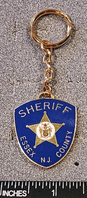 Sheriff of Essex County gold-tone Keychain