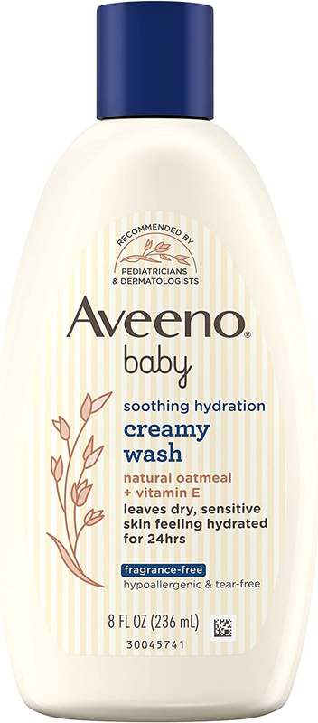 Aveeno Baby Soothing Hydration Creamy Body Wash with Natural Oatmeal, Baby Bath