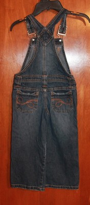 FADED GLORY Kids' Size 5 DENIM OVERALLS - Excellent Condition