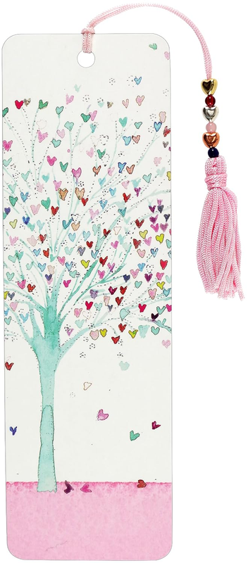Tree of Hearts Beaded Bookmark
