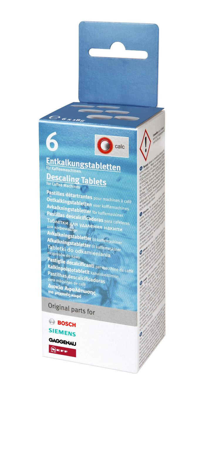 6 Bosch Tassimo Descaler Descaling Tablets. Siemens Gaggenau Neff