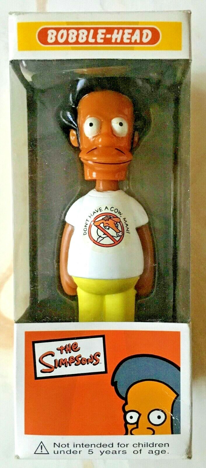 レア US INDIE POP MAP インディーポップマップ クッキーシーン 2005 Funko The Simpsons Apu Bobblehead New In Box RARE OOP
