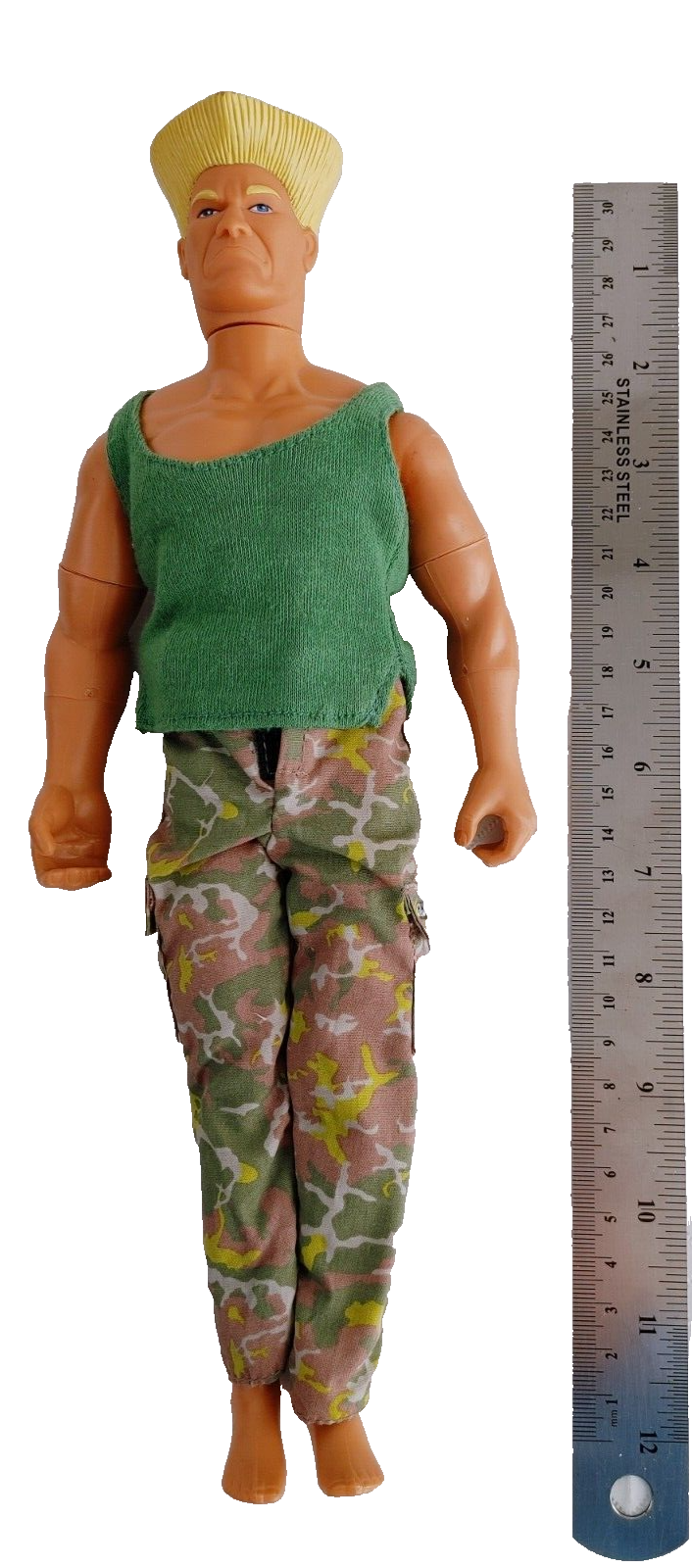 GI JOE 迷彩柄 1992 GI Joe Action Figure Street Fighter C-022B 12