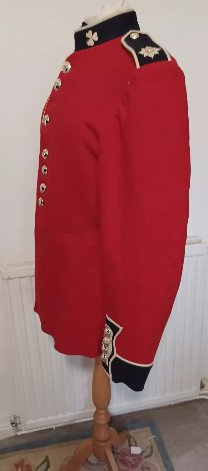 Pre-owned Handmade Vintage Irish Guardsman Tunic Uniform 1959 Pattern Red Wool Coat