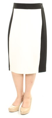 

DKNY Женская черная юбка-карандаш на молнии с цветными блоками ниже колена Размер, Черный