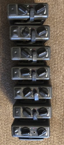 LOT of 7 Motorola Minitor II Fire EMS Pagers