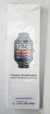 AmzHero D16 Black 1.83 Inch Display Heart Rate Monitor Fitness Smartwatch NEW!