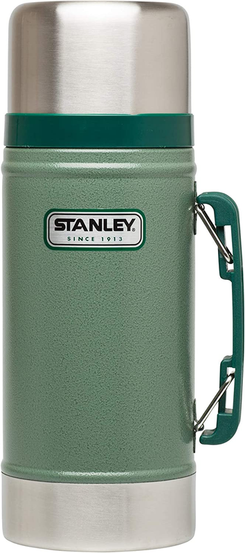 Vacuum Insulated Thermos 24Oz, SS, Keeps Hot/Cold 15 Hours, Leak Resistant