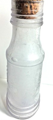 Antique 1882 Lavender Bottle Jar Royal Salad Dressing 7