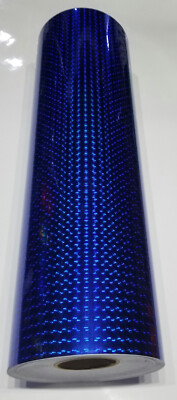 Royal Blue Holo Bubbles Film Sign Plotter Vinyl Film