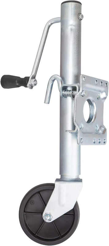 ROAD DAWG 1000 Lbs Capacity Single Wheel Swivel Trailer Jack, Black, (ATR39001MB