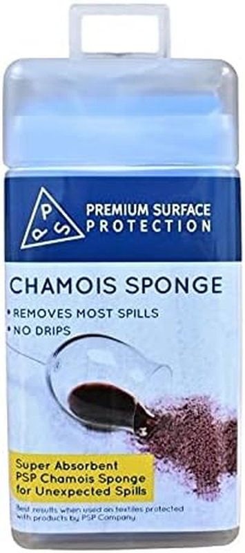 PSP Super Absorbent Chamois Sponge for Spills on Fabric, Rugs, Carpet & Leather