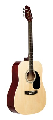 Stagg SA20D NAT Natural Finish Basswood Top Dreadnought Acoustic Guitar
