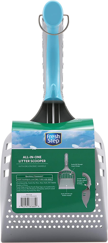 Fresh Step All in One Litter Scoop - Fast and Easy to Use Cat Litter Scooper - D
