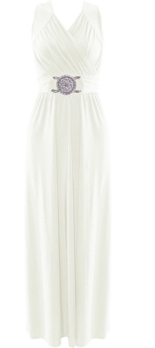 blue and white patterned dress Must Be Love Floral Maxi Dress - Blue and White
