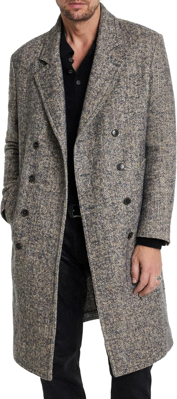John Varvatos Mens Terry Coat