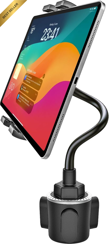 Cup Holder Car Tablet Holder, 10.2