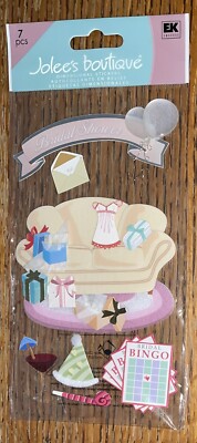 RARE Jolees Bridal Shower Bride 2 Be Wedding Gifts Presents Party Bingo Cake Hat