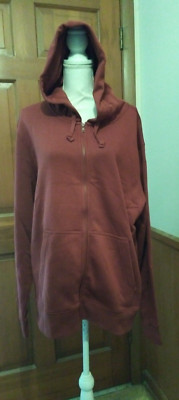 Amazon Aware Size XL Mens Full Zip Hoodie Big Pockets Very Soft Zip Front
