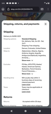 Item photo(s) from verified buyer