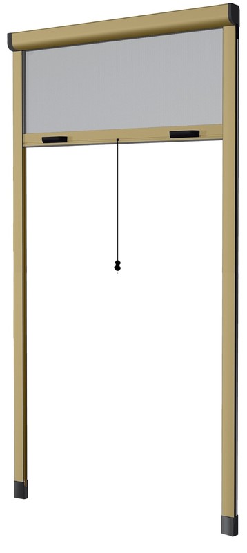 Zanzariera Avvolgibile Verticale 160x170 Bronzo Con Frizione