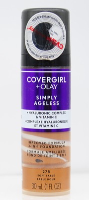 Covergirl + Olay Simply Ageless 3-in-1 Liquid Foundation YOU CHOOSE SHADE