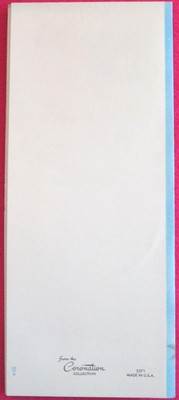 Vintage Christmas Card UNUSED MCM Glitter Foil Stars Beautiful Blue Candle