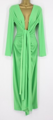 SOLACE LONDON LORENA MIDI DRESS WOMENS UK 10 GREEN RRP £360 IB