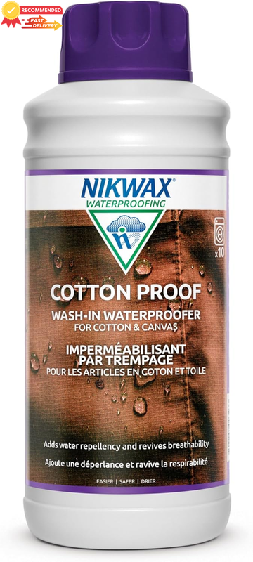 Cotton Waterproofing Spray 1000ml - Water Repellent for Cotton & Canvas