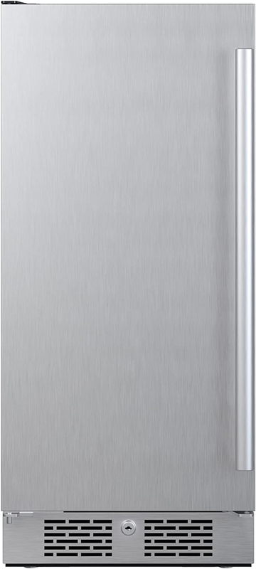 AFR152SSLH 15 Inch Wide 3.3 Cu. Ft. Compact Refrigerator with LED Lighting and L