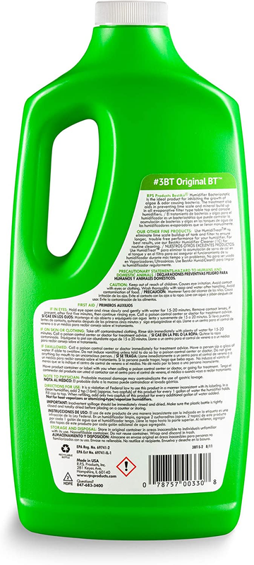 3BT-PDQ-6 Original BT Humidifier Bacteriostatic Water Treatment, 32 Fl Oz, Singl