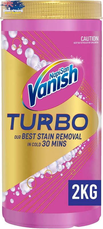 Napisan Gold Pro Turbo Oxi Action 2Kg Stain Remover Powder, Laundry Cleaner