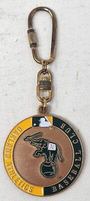 Vintage Oakland Athletics Keychain Oakland Coliseum Baseball Club Elephant 4''