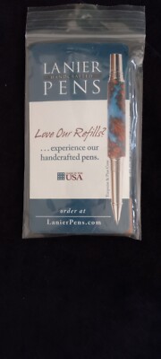 NEW 6 GENUINE SCHMIDT Lanier 888 INK REFILLS FOR PEN rollerblading black fine 