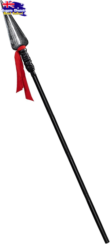 Spartan 58" Plastic Spear Prop - Medieval Roman Costume for Halloween, Cosplay