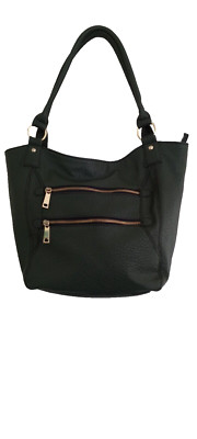 Payless Shoe Source NWOT Roomy Double Strap Shoulder Bag/Purse Dark Green