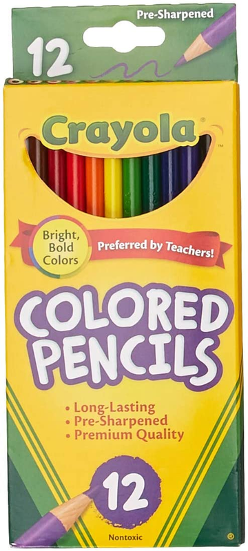 Crayola 68-4012 Colored Pencils, 12-Count, Pack of 2, Assort