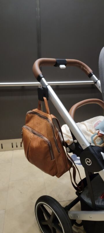 Cybex stroller hook accessory, bag holder with locking feature! 3D printed.