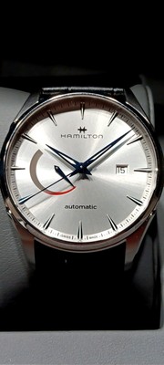 Hamilton Jazzmaster Men's Power Reserve Automatic Watch, W/Manuals, Box Set, Tag