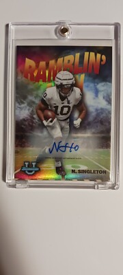2022 Bowman University Nick Singleton Ramblin Man Auto #45/99
