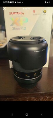 Samyang 35mm F1.2 XP Manual Focus Lens for Canon EF Mount (Rokinon 35mm f1.2 SP)