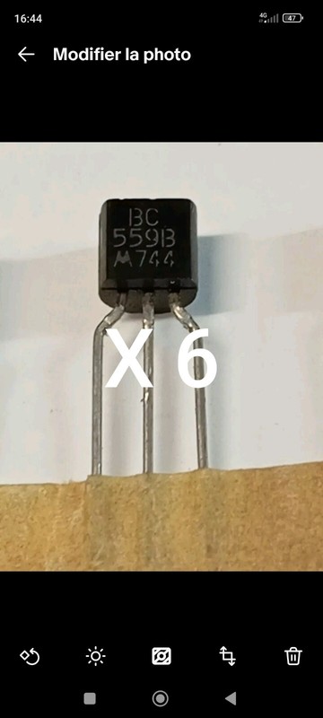 Bc559b  Transistor   Bc 559 B    Nos       Lot 6 Pcs    F4h31/4