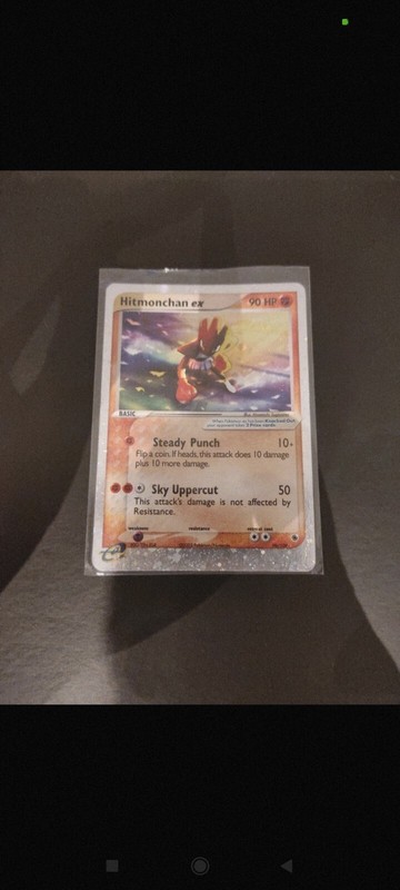 Pokemon Ruby & Sapphire Holo NÂ°  98/109 Hitmonchan Ex