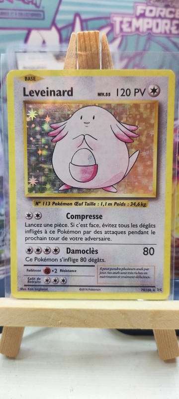 Carte PokéMon : Leveinard 70/108 Nm - Xy Evolutions Fr