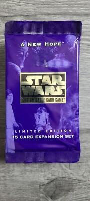 NEW Star Wars A New Hope CCG Customizable Card Game LE 15 Card Expansion Pack