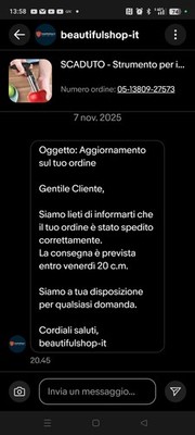 Foto dell'oggetto di un acquirente verificato