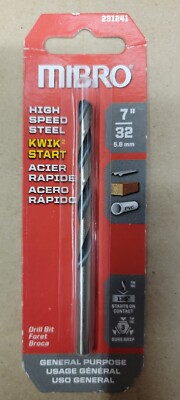 Mibro 7/32'' Kwik Start General Purpose Drill Bit 231241