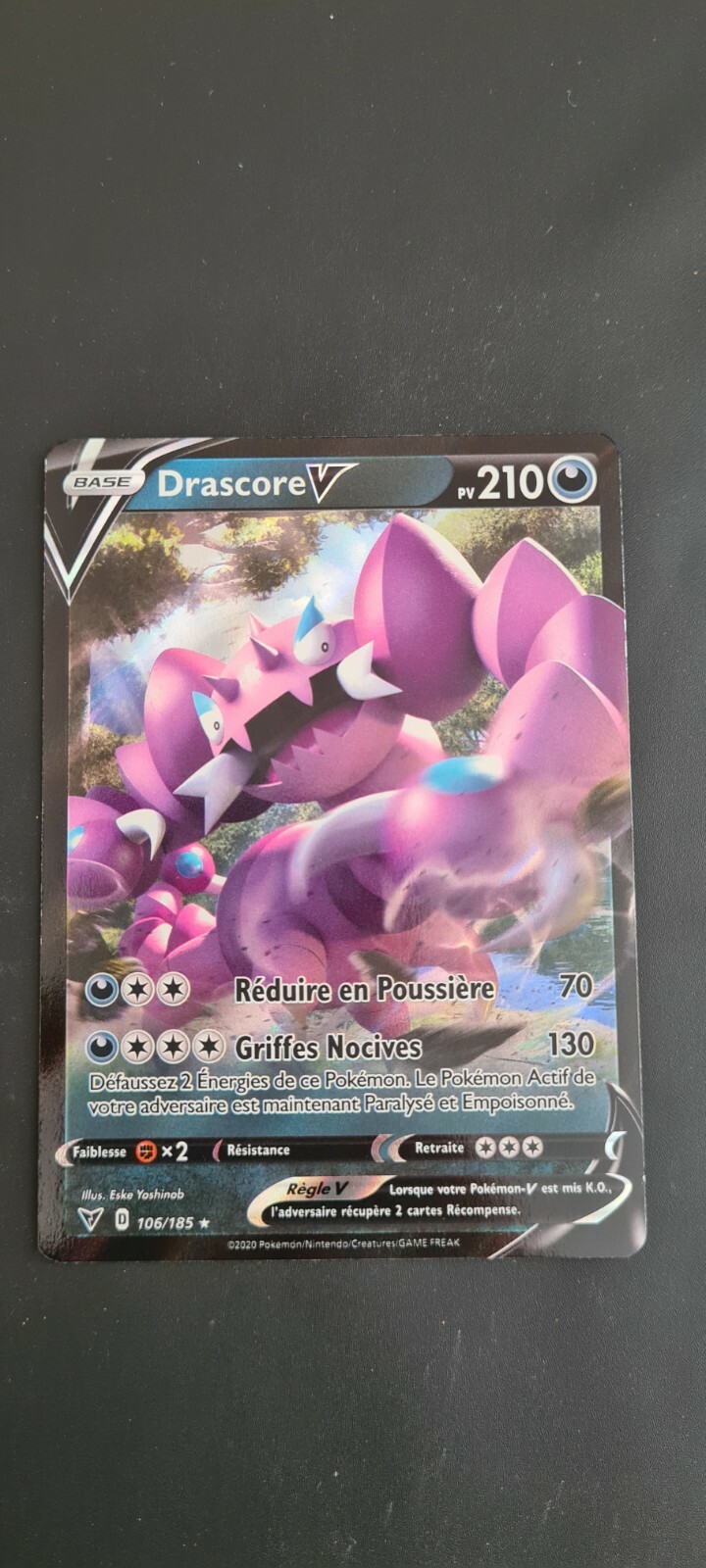 DRASCORE V 210PV 106/185 HOLO NEUF - CARTE POKEMON | eBay
