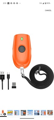 Symcode Bluetooth 2D Barcode Scanner Mini QR Portable Barcode Scanner 3-in-1
