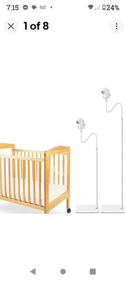 iTODOS Baby Monitor Floor Stand Holder Compatible with Infant Optics DXR-8 Pro12